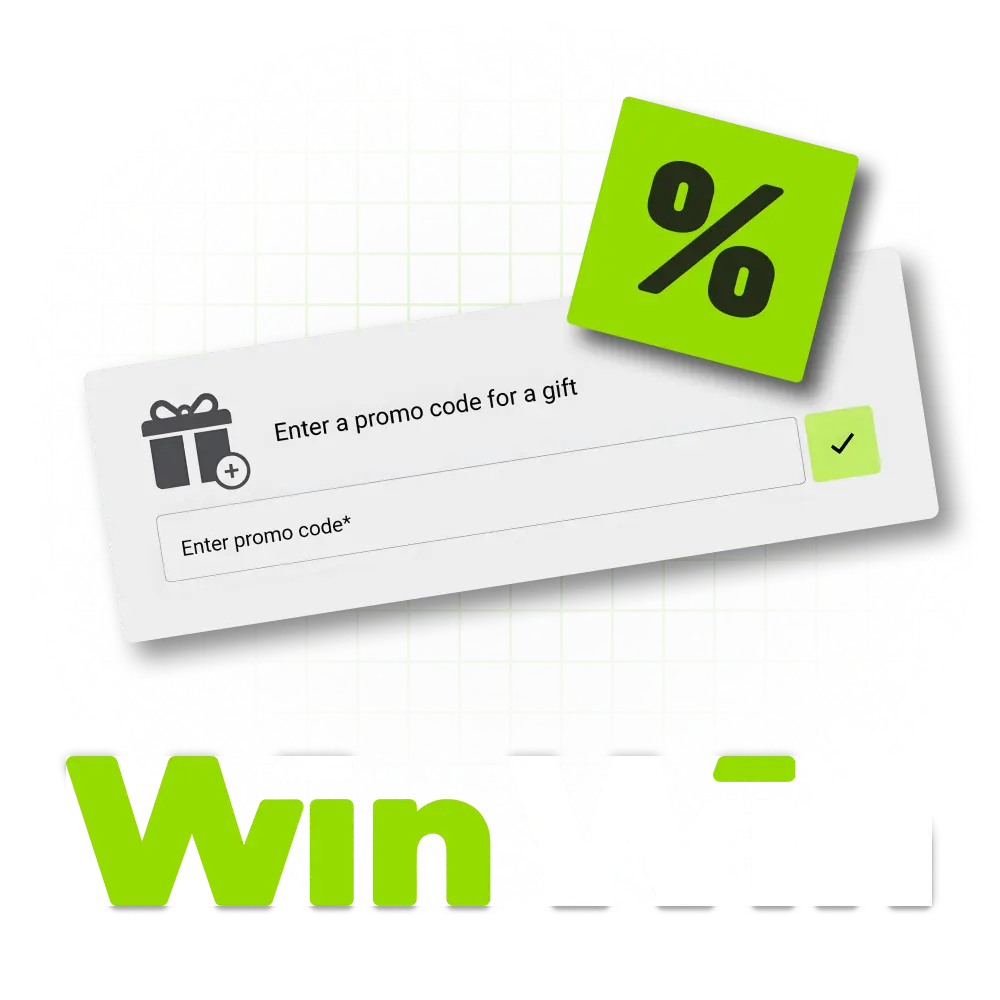 Apply the WinWin promo code to receive additional bonuses.